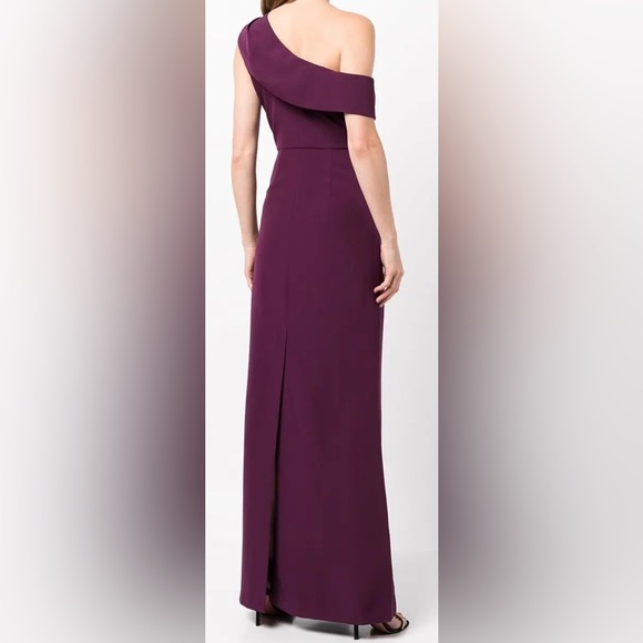 Sachin & Babi | Davis Cold Shoulder Gown | Plum Purple | Women’s 12 - Picture 2 of 7